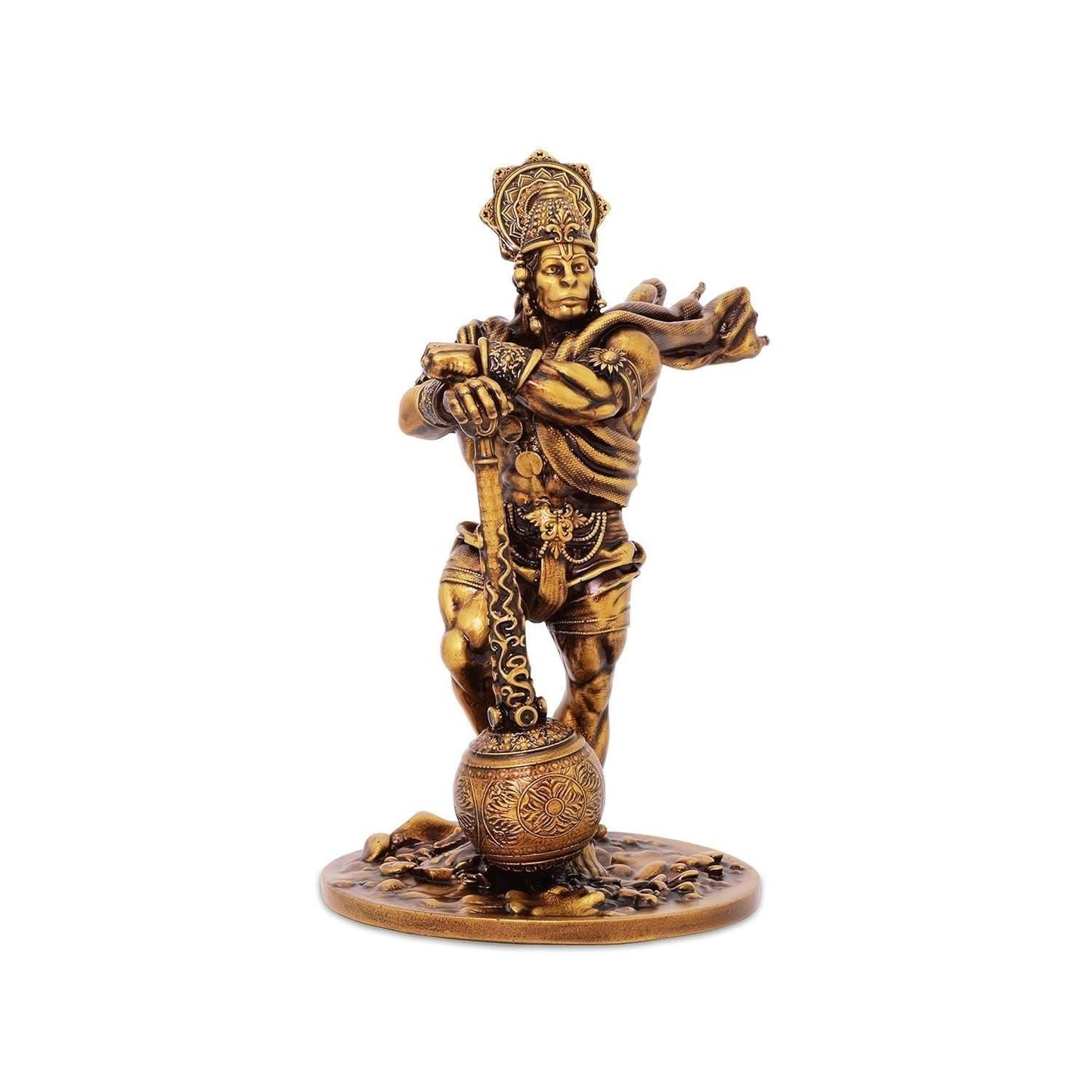 Premium Car Dashboard Hanuman Idol – Bahubali Resin Statue for Home Decor & Gifting