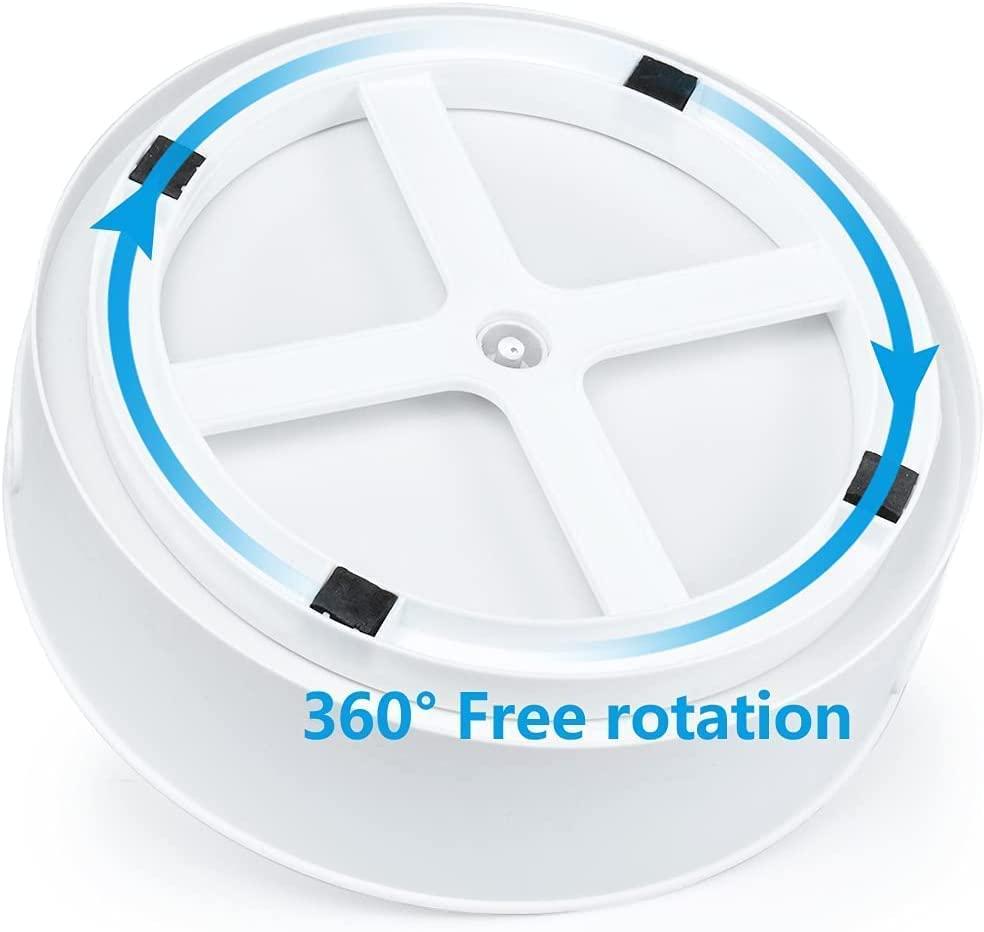 360° Rotating Multi-Purpose Organizer Tray – Spice Rack, Cosmetic Holder & More (Off-White)