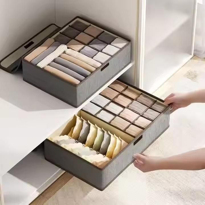 Foldable Cloth Storage Box – Closet & Dresser Drawer Organizer (Pack of 1)
