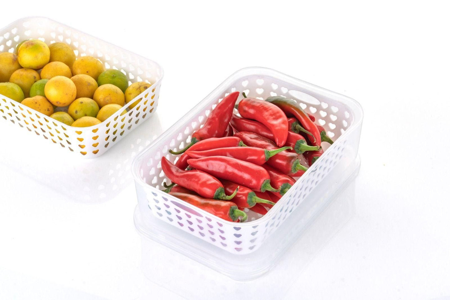 2 in 1 Stackable Freezer & Fridge Storage Containers – BPA-Free, Space-Saving Organizer Box