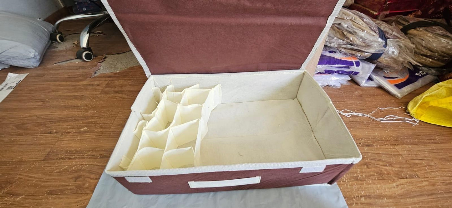 Foldable Cloth Storage Box – Closet & Dresser Drawer Organizer (Pack of 1)