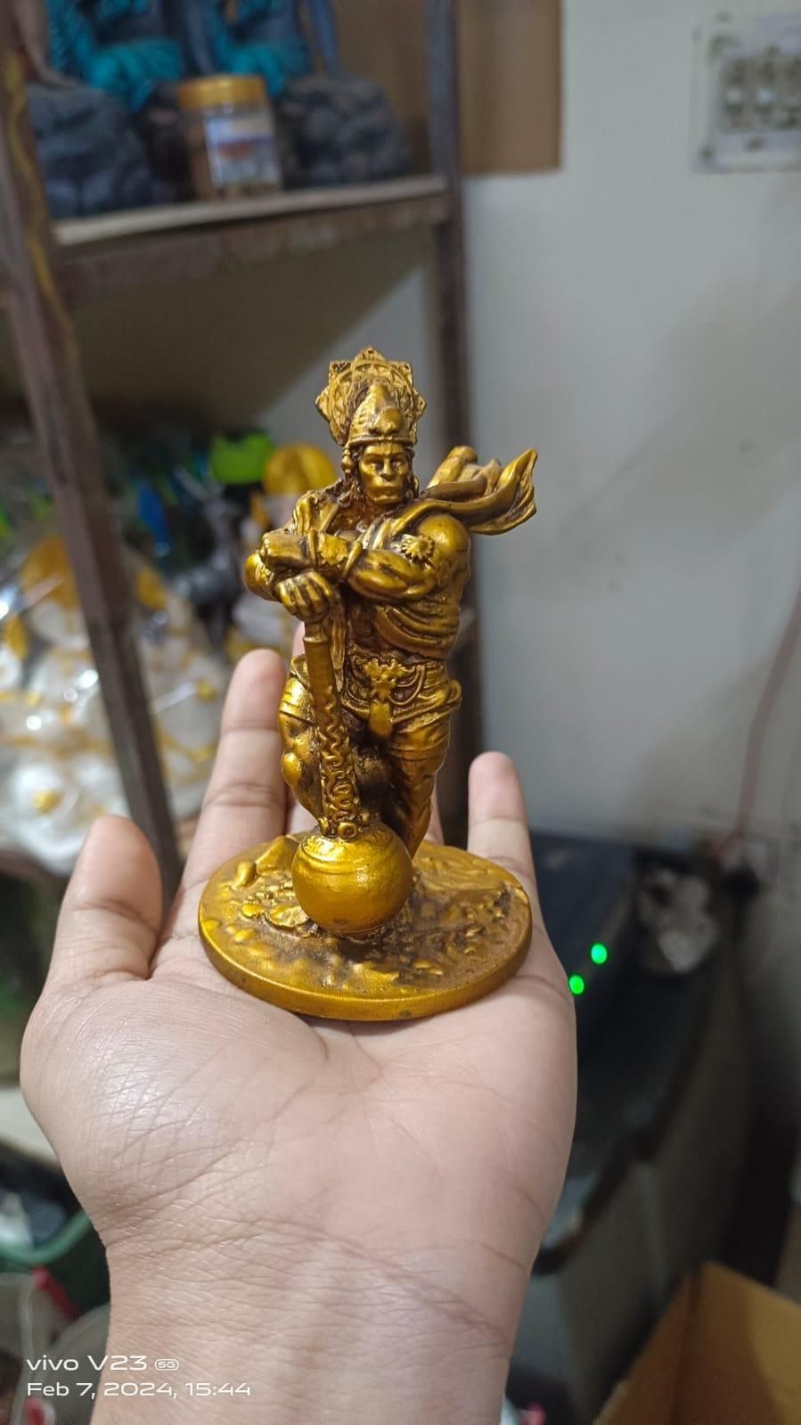 Premium Car Dashboard Hanuman Idol – Bahubali Resin Statue for Home Decor & Gifting