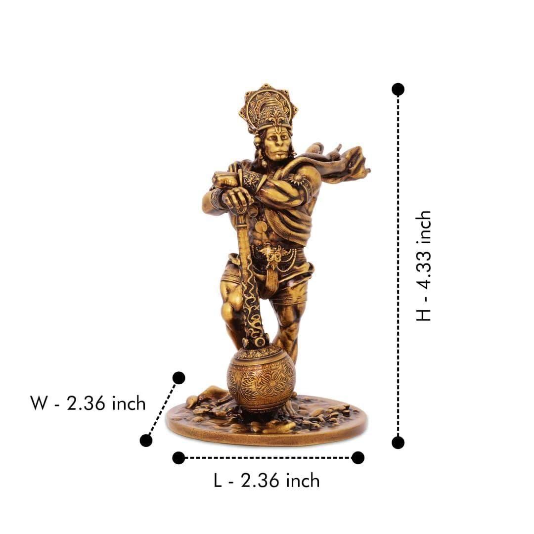Premium Car Dashboard Hanuman Idol – Bahubali Resin Statue for Home Decor & Gifting